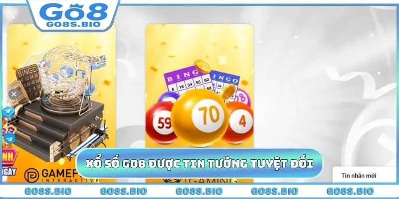 Ưu điểm giúp xổ số GO8 được tin tưởng tuyệt đối